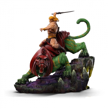 He-Man & Battle Cat Statue 1:10 Art Scale Deluxe, Masters of the Universe, 31 cm