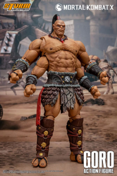 Goro Actionfigur 1:12, Mortal Kombat, 18 cm