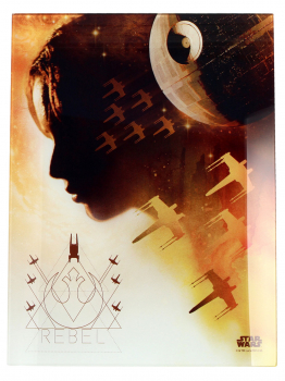 Rebels Glas-Poster, Star Wars: Rogue One, 40 x 30 cm