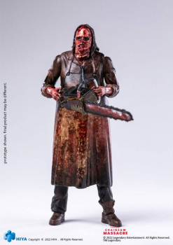 Leatherface (Slaughter Version) Actionfigur 1:18 Exquisite Mini, Texas Chainsaw Massacre (2022), 11 cm