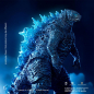 Preview: Energized Godzilla Action Figure Exquisite Basic, Godzilla x Kong: The New Empire, 18 cm