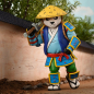 Preview: Ultimate Panda Khan Actionfigur, Teenage Mutant Ninja Turtles, 18 cm