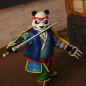Preview: Ultimate Panda Khan Actionfigur, Teenage Mutant Ninja Turtles, 18 cm