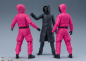 Preview: Masked Soldier Actionfigur S.H.Figuarts, Squid Game, 14 cm