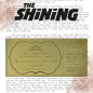 Preview: The Overlook Hotel Ball Ticket (gold plated), The Shining