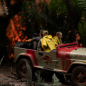 Preview: T-Rex Chase Statue 1:20 Demi Art Scale, Jurassic Park, 60 cm