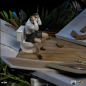 Preview: T-Rex attacks Donald Gennaro Statue 1/20 Demi Art Scale, Jurassic Park, 30 cm