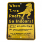 Preview: Warning Signs Mini Replicas, Jurassic World