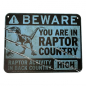 Preview: Warning Signs Mini Replicas, Jurassic World