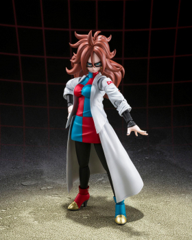 Android 21 (Lab Coat) Actionfigur S.H.Figuarts Web Exclusive, Dragon Ball FighterZ, 15 cm