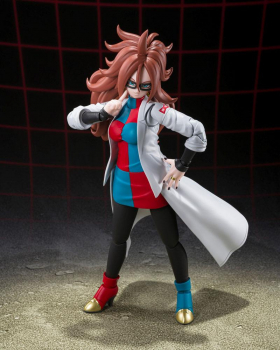 Android 21 (Lab Coat) Actionfigur S.H.Figuarts Web Exclusive, Dragon Ball FighterZ, 15 cm