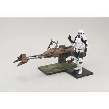 Scout Trooper & Speeder Bike 1/12, Star Wars Plastic Model Kit from ...