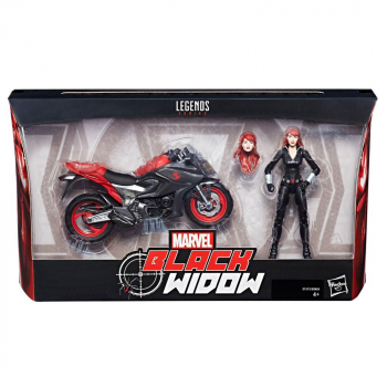 Black Widow & Motorcycle