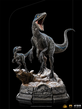 Blue and Beta Statue 1/10 Art Scale Deluxe, Jurassic World Dominion, 20 cm