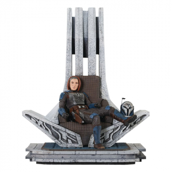 Bo-Katan Kryze on Throne Statue 1:7 Premier Collection, Star Wars: The Mandalorian, 36 cm