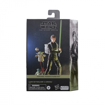 Luke Skywalker & Grogu Actionfigur Black Series Deluxe, Star Wars: The Book of Boba Fett, 15 cm