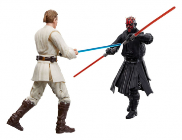 Qui-Gon Jinn, Darth Maul & Obi-Wan Kenobi Actionfiguren Black Series Exclusive, Star Wars: Episode I, 15 cm