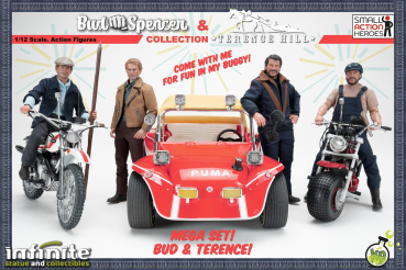 Bud Spencer & Terence Hill Actionfiguren 1:12 Small Action Heroes, Zwei wie Pech und Schwefel