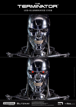 T-800 Endoskeleton Skull Life-Size Büste, Terminator, 50 cm