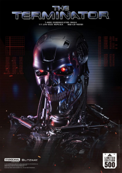 T-800 Endoskeleton Skull Life-Size Büste, Terminator, 50 cm