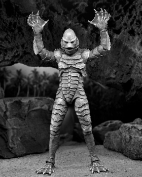 Ultimate Creature from the Black Lagoon (Black & White) Action Figure, Universal Monsters, 18 cm - Kopie