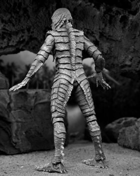 Ultimate Creature from the Black Lagoon (Black & White) Action Figure, Universal Monsters, 18 cm - Kopie