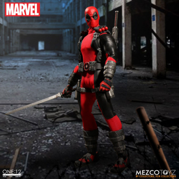 Deadpool Action Figure 1/12 Mezco, Marvel Universe, 17 cm