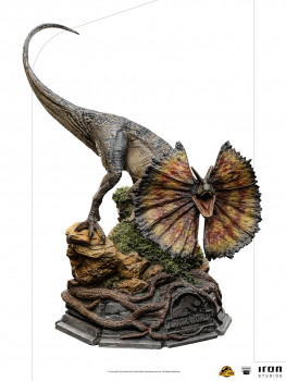 Dilophosaurus Statue 1/10 Art Scale, Jurassic World Dominion, 13 cm