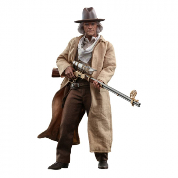 Doc Brown Action Figure 1/6 Movie Masterpiece Series, Back to the Future Part III, 32 cm