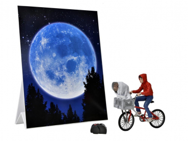 Elliott & E.T. on Bicycle Actionfigur 40th Anniversary, E.T. - Der Außerirdirsche, 13 cm