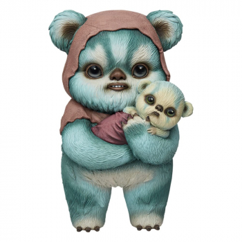 Ewok Designer-Statue by Mab Graves, Star Wars, 18 cm