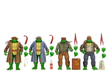 Gangster Turtles (Mirage Comics) Actionfiguren, Teenage Mutant Ninja Turtles, 18 cm