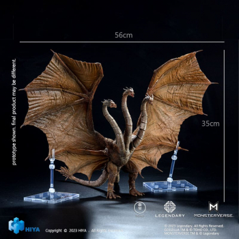 King Ghidorah Action Figure Exquisite Basic, Godzilla: King of the Monsters (2019), 35 cm