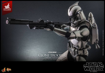 Clone Trooper (Chrome Ver.) Action Figure 1/6 Movie Masterpiece Series Exclusive, Star Wars, 30 cm