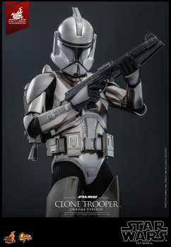 Clone Trooper (Chrome Ver.) Action Figure 1/6 Movie Masterpiece Series Exclusive, Star Wars, 30 cm