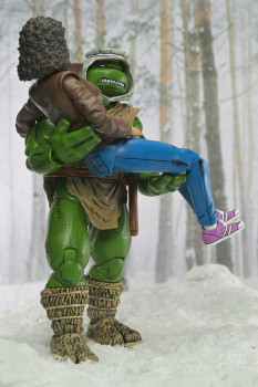 Hunter Leonardo (Mirage Comics) Actionfigur, Teenage Mutant Ninja Turtles, 18 cm