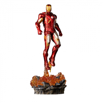 Iron Man (Battle of NY) Statue Art Scale 1:10 Battle Diorama Series Infinity Saga, Marvel's The Avengers, 28 cm
