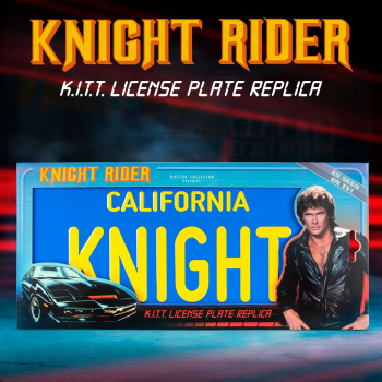 K.I.T.T. Nummernschild 1:1 Replik, Knight Rider