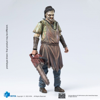 Leatherface (Killing Mask) Action Figure 1/18 Exquisite Mini, The Texas Chainsaw Massacre (2003), 11 cm