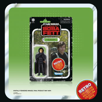 Luke Skywalker (Jedi Academy) Action Figure Retro Collection, Star Wars: The Book of Boba Fett, 10 cm