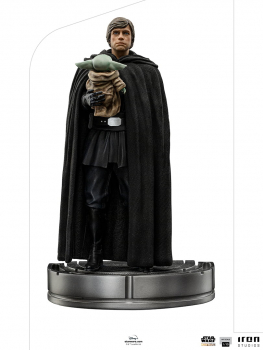 Luke Skywalker and Grogu Statue 1/10 Art Scale, Star Wars: The Mandalorian, 21 cm