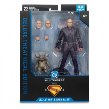 Lex Luthor with Baby Kaiju (Deluxe Theatrical Edition) Actionfigur DC Multiverse, Superman (2025), 18 cm