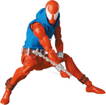 Scarlet Spider (Comic Ver.) Actionfigur MAFEX, Spider-Man, 16 cm