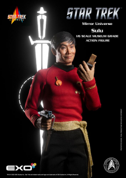 Mirror Universe Sulu Action Figure 1/6, Star Trek TOS, 28 cm