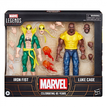 Iron Fist & Luke Cage Action Figures Marvel Legends 85th Anniversary, 15 cm