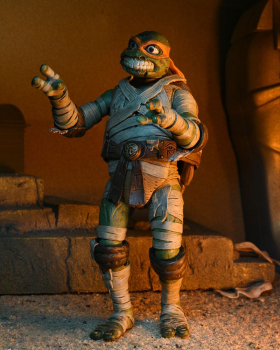 Ultimate Michelangelo as The Mummy Action Figure, Universal Monsters x Teenage Mutant Ninja Turtles, 18 cm