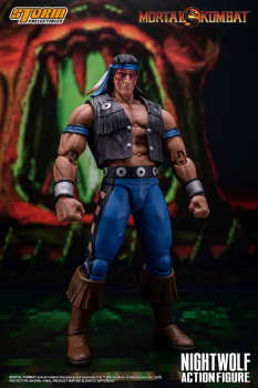 Nightwolf Actionfigur 1:12, Mortal Kombat, 18 cm