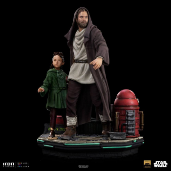 Obi-Wan & Young Leia Statue 1/10 Art Scale Deluxe, Star Wars: Obi-Wan Kenobi, 20 cm