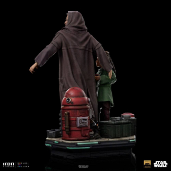 Obi-Wan & Young Leia Statue 1/10 Art Scale Deluxe, Star Wars: Obi-Wan Kenobi, 20 cm