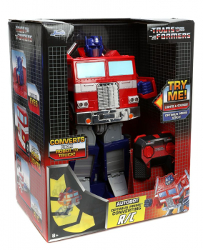 Optimus Prime (G1 Version) selbst-verwandelnder R/C Roboter, Transformers, 30 cm